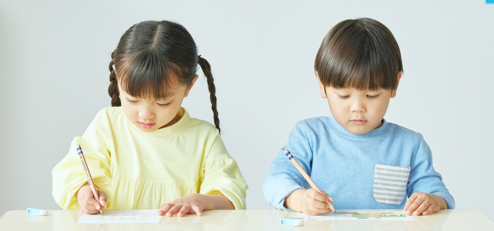 公文式の特長 1．個人別・学力別学習