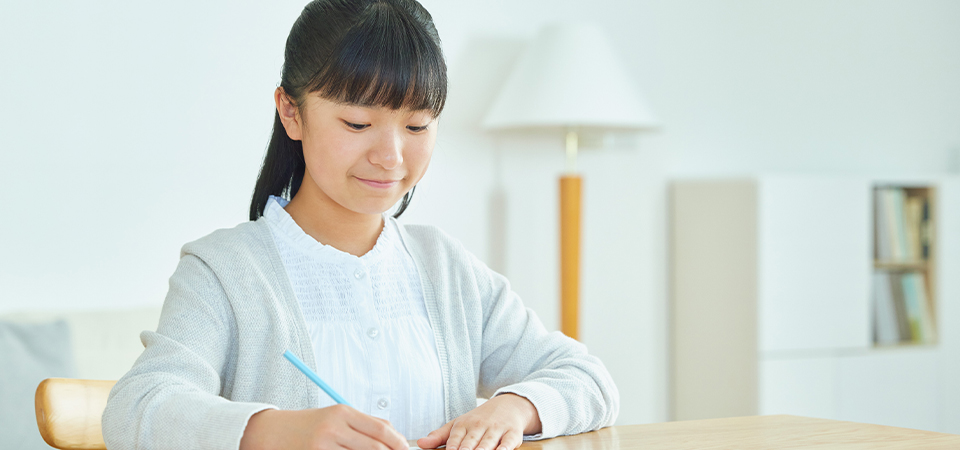 公文式の特長 2．自学自習で進む