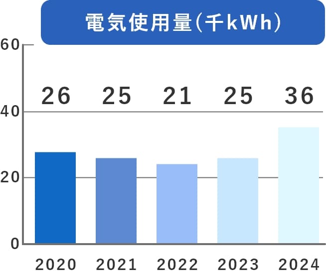 電気使用量 グラフ